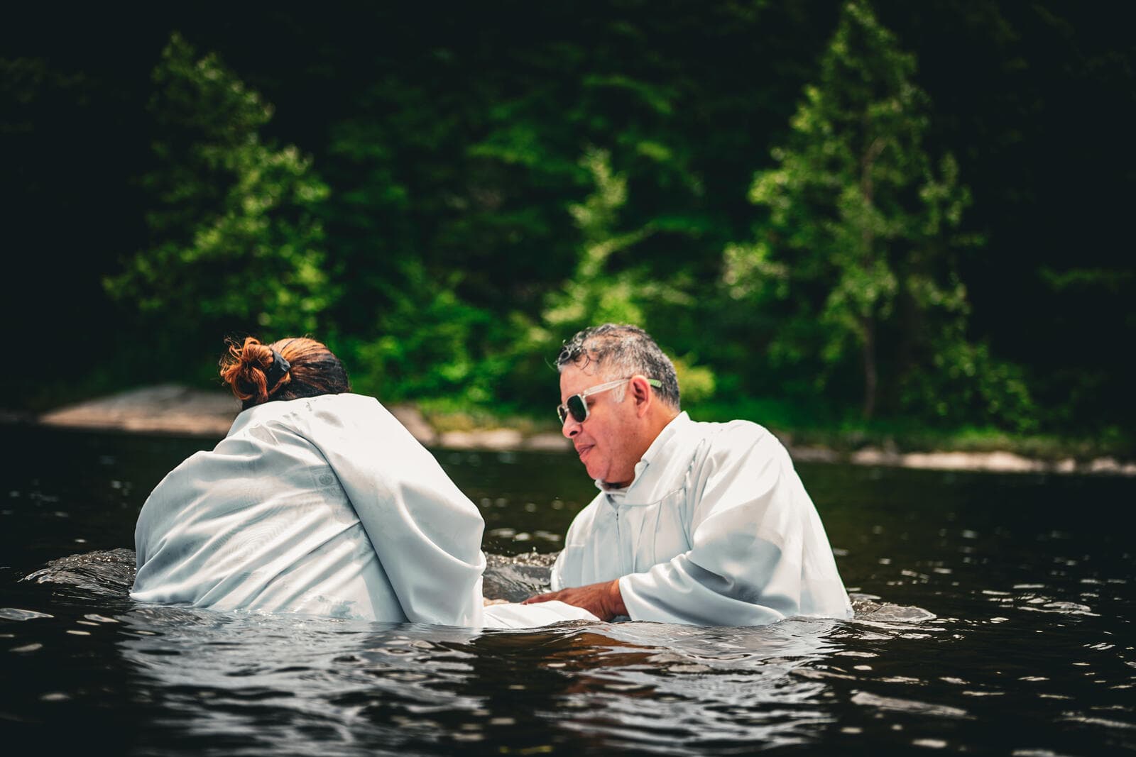 River baptism ceremony