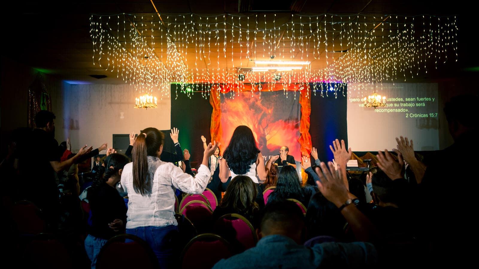 Night vigil worship service